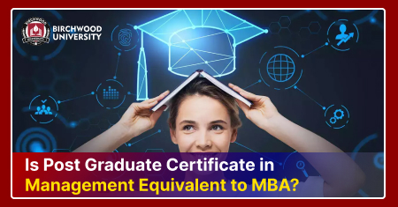 Is Post Graduate Certificate in Management Equivalent to MBA?